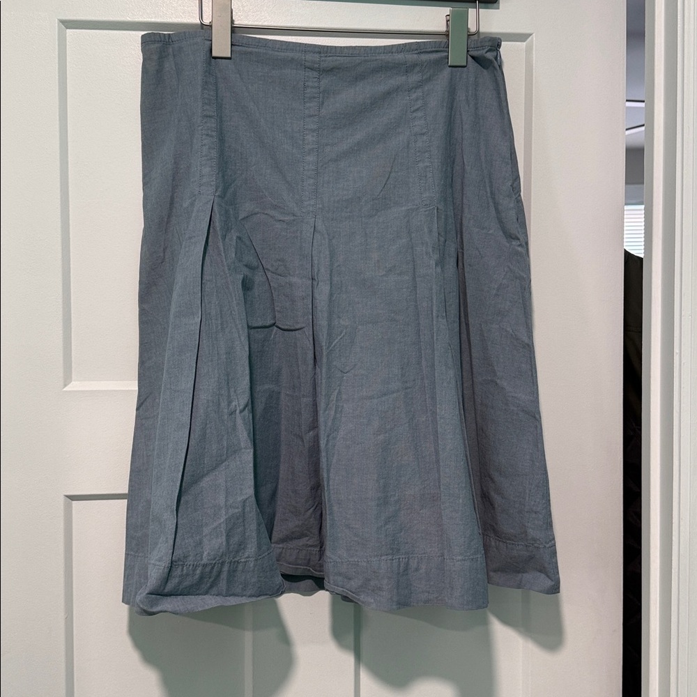 Sitwell Blue Pleated Skirt, size 10